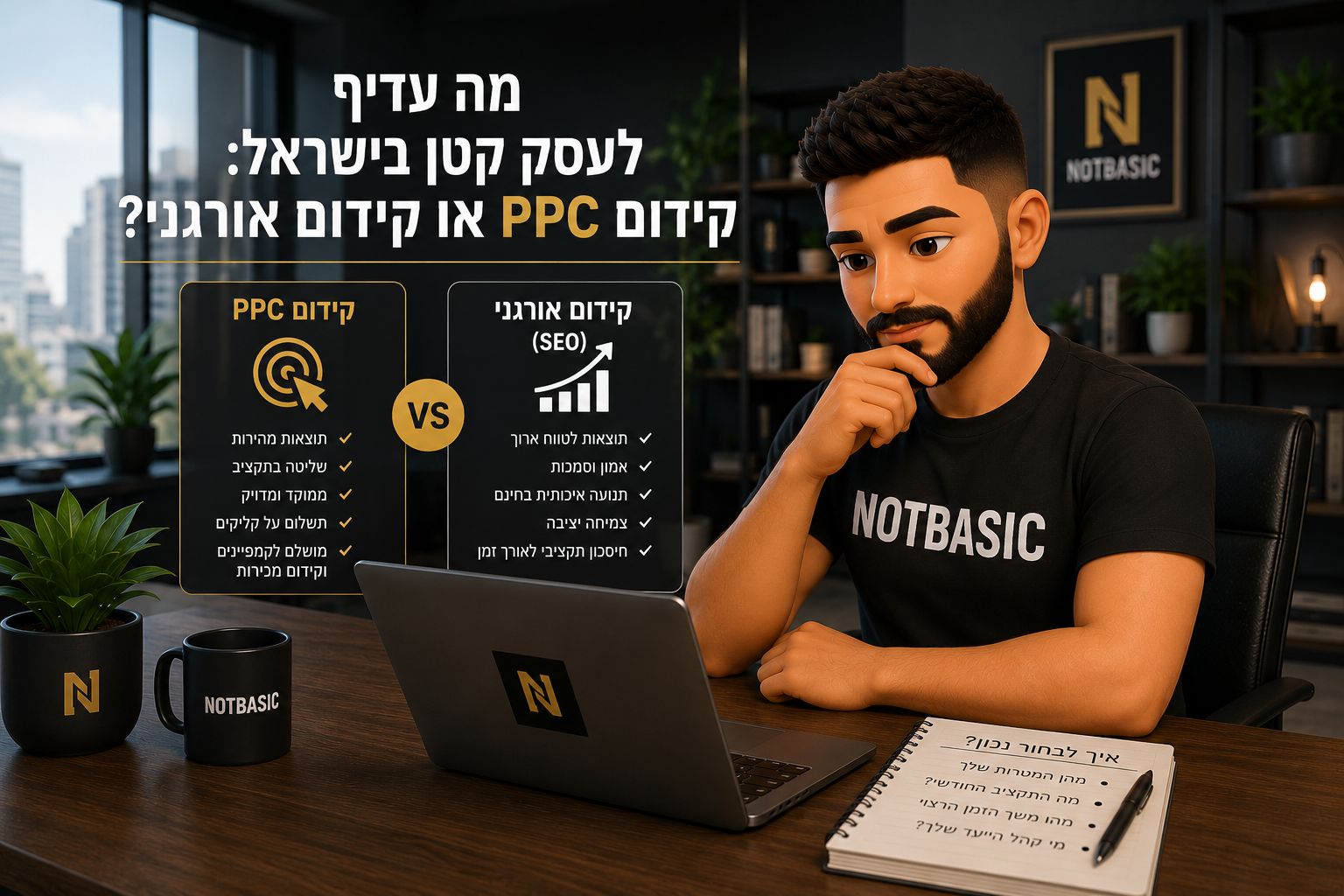 קידום PPC מול קידום אורגני לעסק קטן
